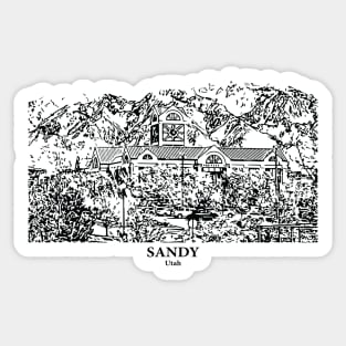 Sandy - Utah Sticker